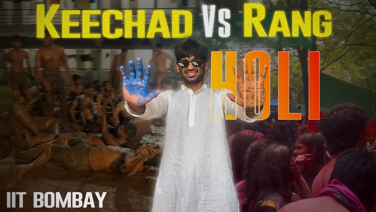 IITB ki holi is craziest 🫨!! | Holi Vlog | 