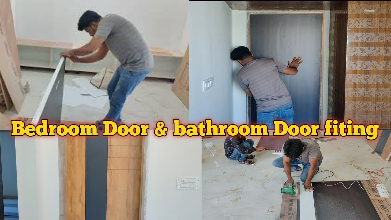 laminate door & WPC door fitting 🔥🔥🔥