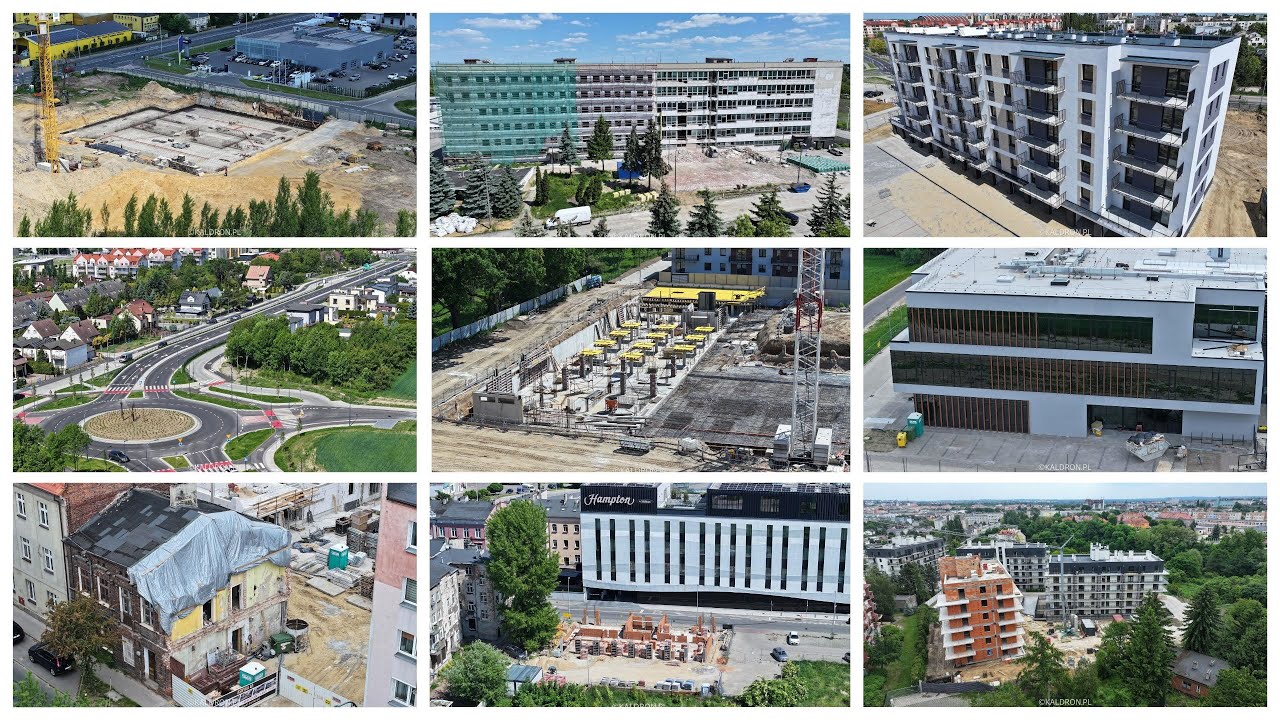 Inwestycje mieszkaniowe, drogowe, sportowe i przemysłowe w Kaliszu - czerwiec 2025