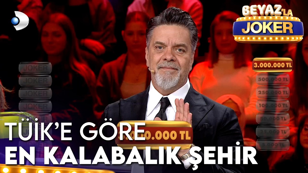 Türkiye'nin En Kalabalık Memleketi Neresi - Beyaz'la Joker