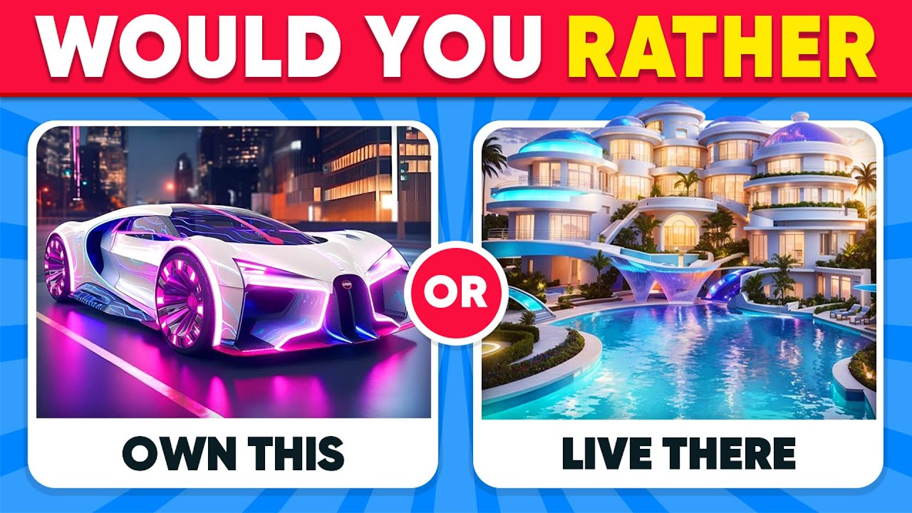 Would You Rather...? Luxury Dream Life Edition 💎🥇💸 Daily Quiz