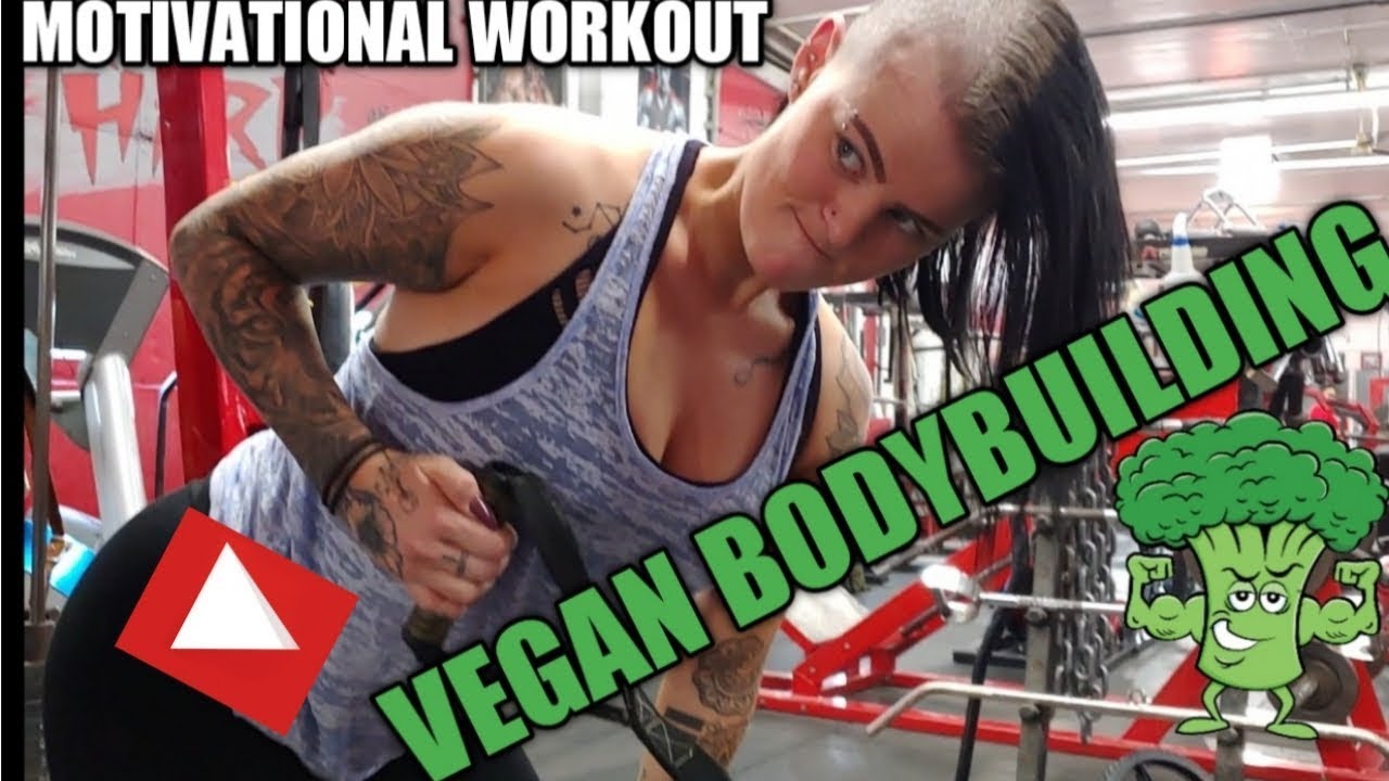 VEGAN BODYBUILDING - MUSCLE PLAYERS - Jack3D Pre workout- MOTIVATIONAL WORKOUT