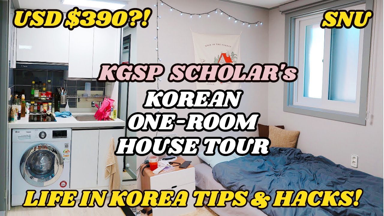 $390 Korean One-Room House Tour in Seoul | Living in Korea hacks and tips from KGSP Scholars