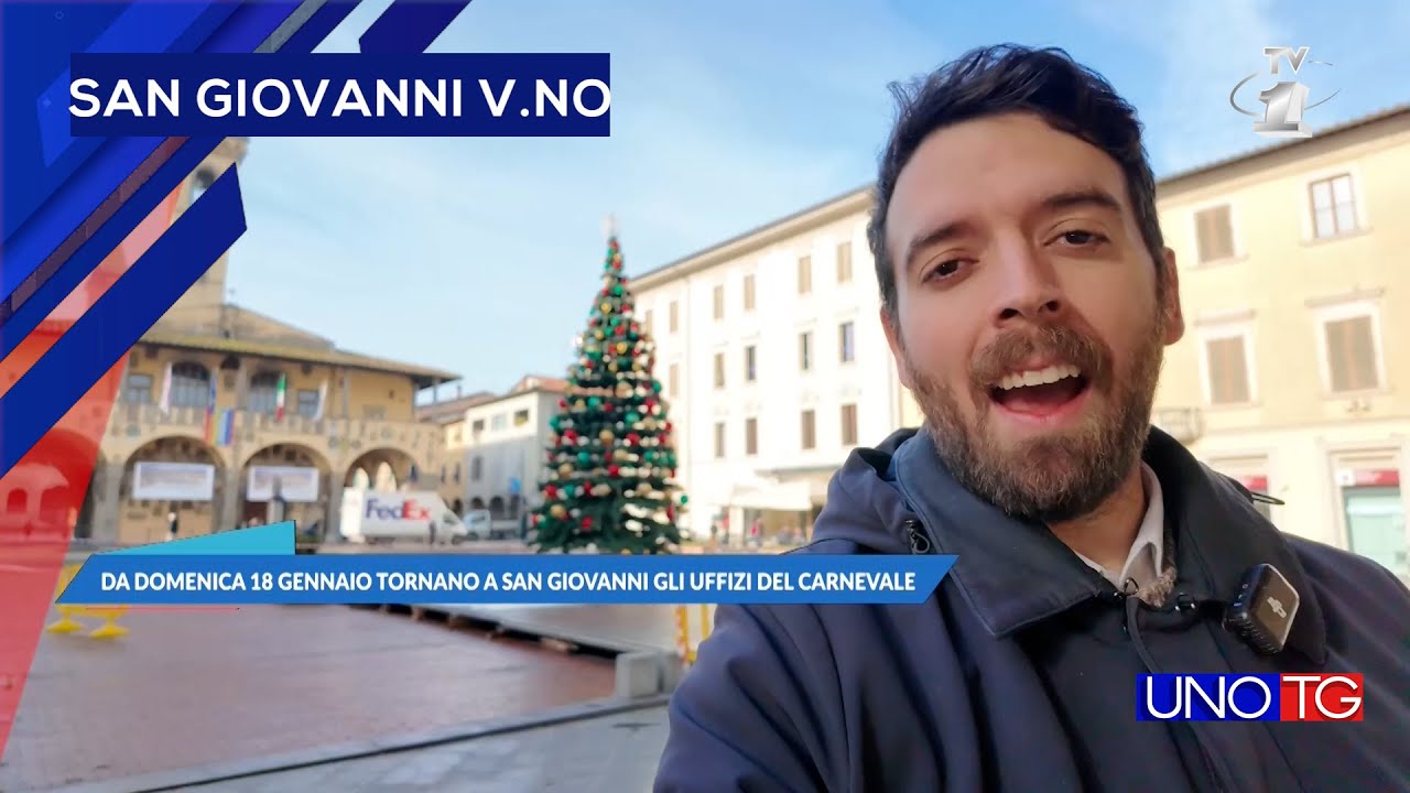 Da domenica 18 gennaio tornano gli Uffizi del Carnevale a San Giovanni Valdarno.