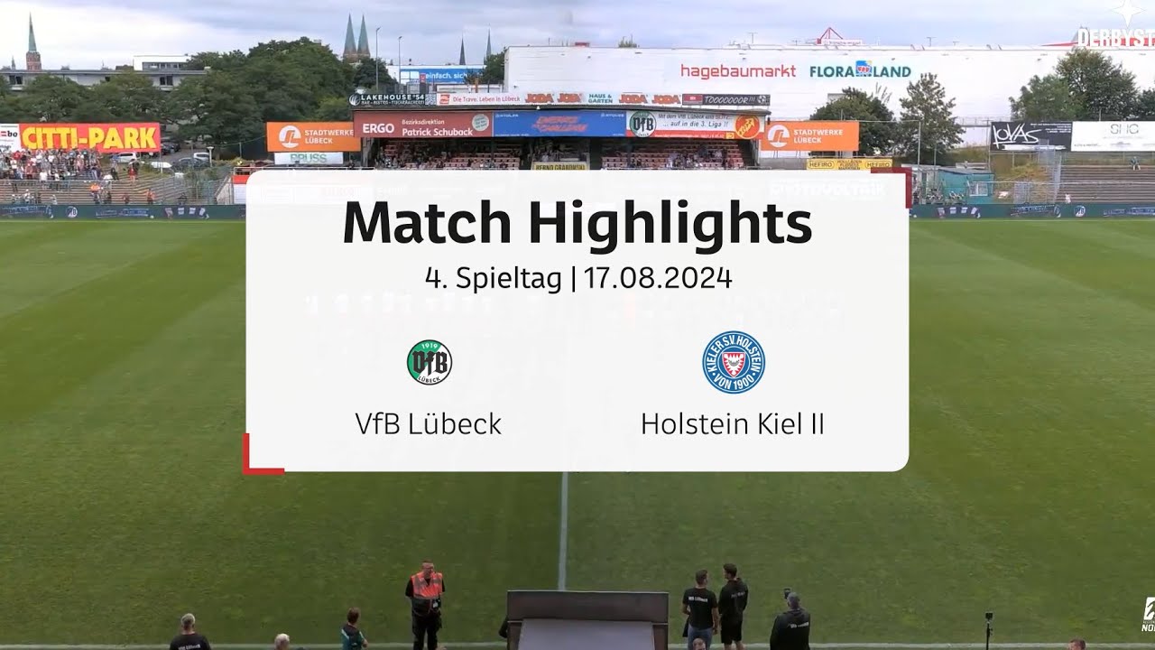 Drama bis zum Schluss: VfB Lübeck gegen Holstein Kiel U23  I  Regionalliga Nord 4. Spieltag
