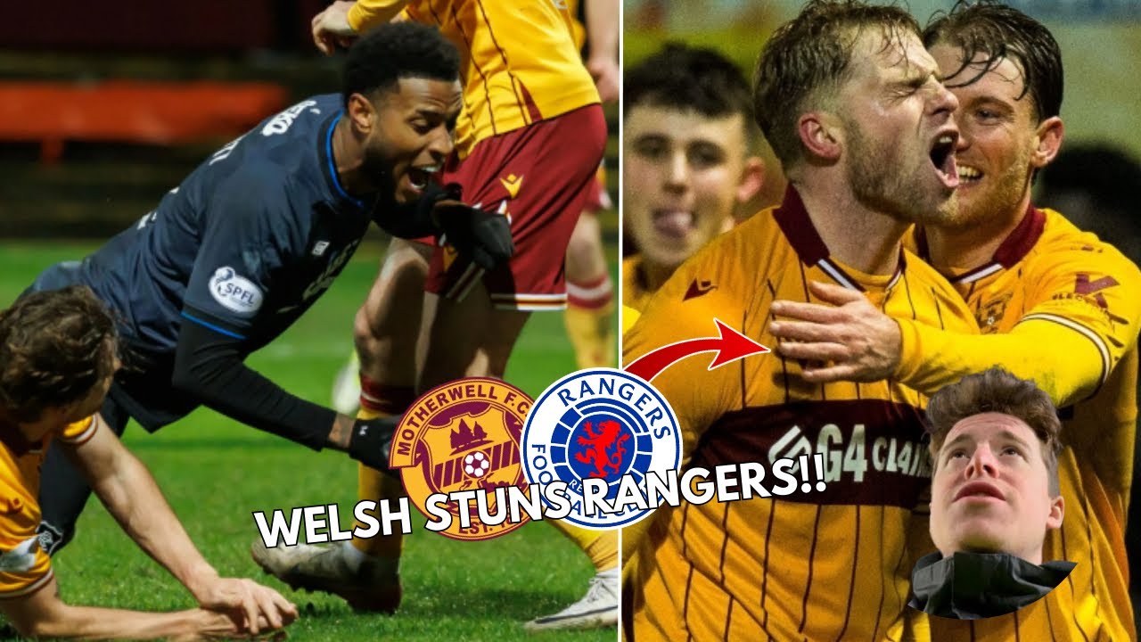 WELSH SILENCES RANGERS!!! Motherwell 1-1 Rangers MATCH VLOG!!