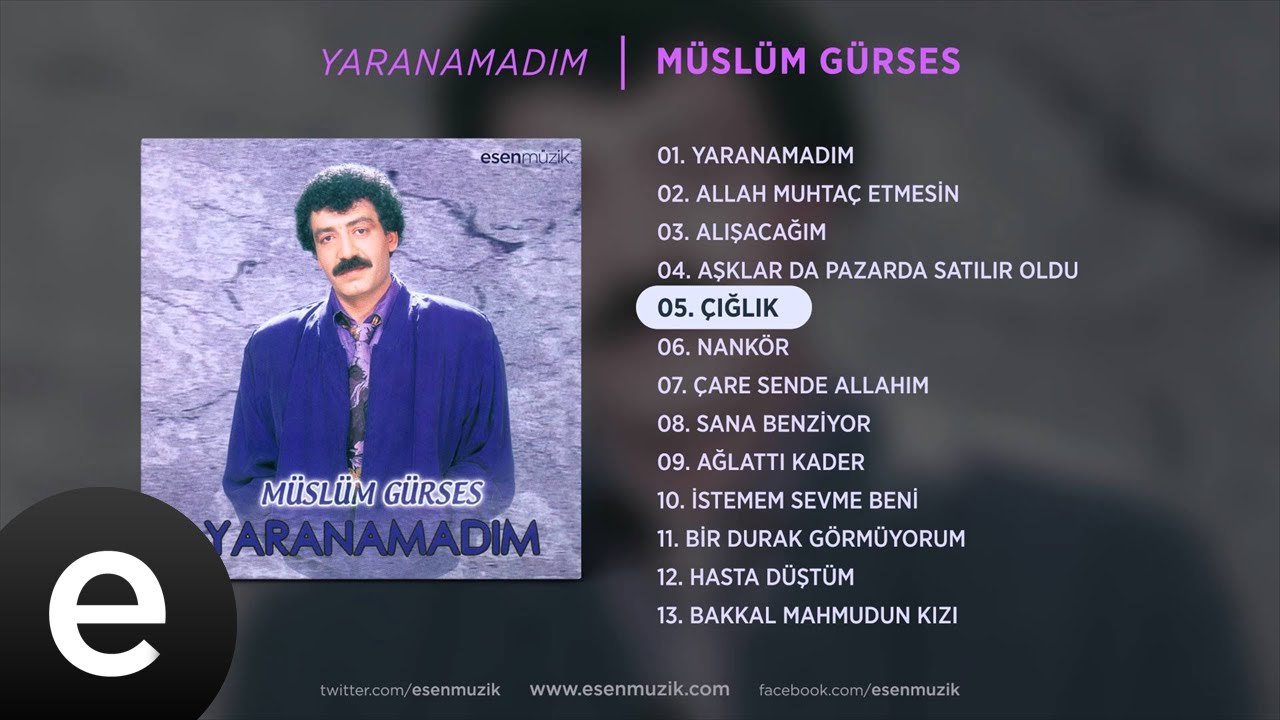 Çığlık (Müslüm Gürses) Official Audio #çığlık #müslümgürses - Esen Müzik