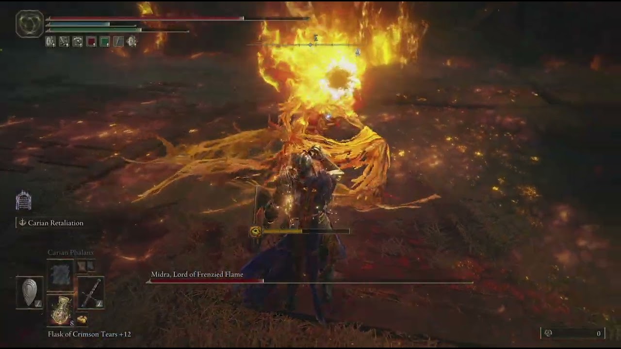 Elden Ring Shadow of the Erdtree - Midra, Lord of Frenzied Flame Boss Fight