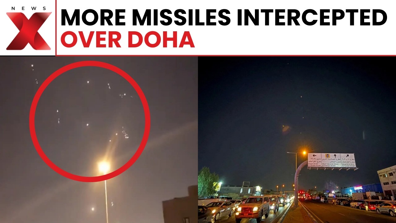 Gulf On Edge: Doha Under Fire Again, Missiles Intercepted Mid-Air