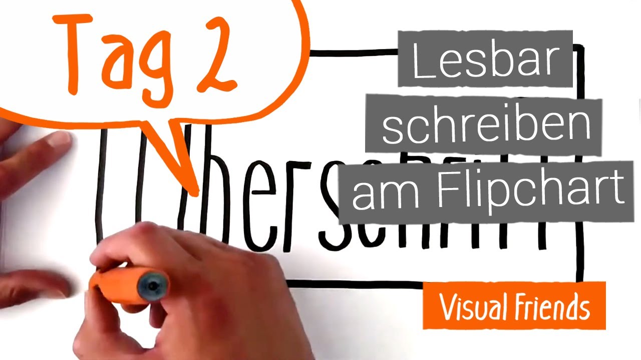 Tag 2  - Wie schreibt man lesbar auf einem Flipchart