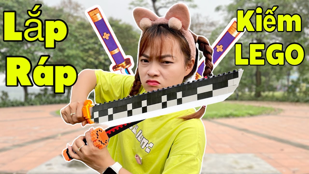 Hằng Nheo | Thử Thách Lắp Ráp LEGO 500k với LEGO 10k