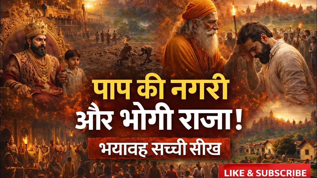 👉 “जब राजा रो पड़ा… बदल गई पूरी नगरी! | पाप की नगरी की सच्ची सीख”