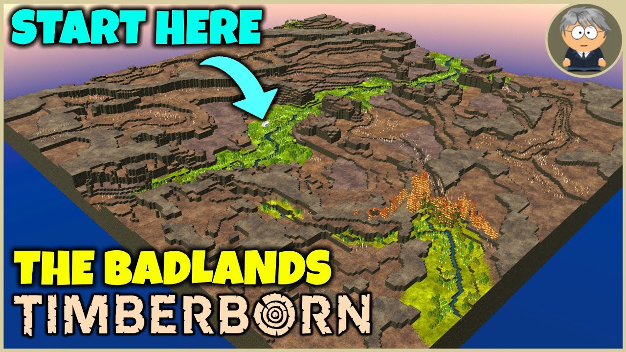 Getting started on my Badlands map - Timberborn Gameplay (NEW Experimental) - part 1