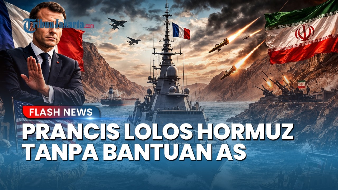 Lolos Lewati Selat Hormuz! Kapal Prancis Jadi yang Pertama dari Eropa Setelah Macron Tolak Bantu AS