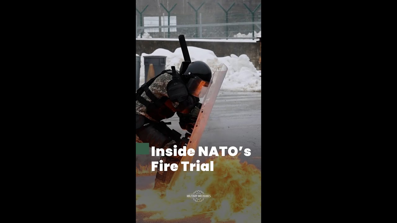 Inside NATO&rsquo;s Fire Trial: Troops Train Surrounded by Flames