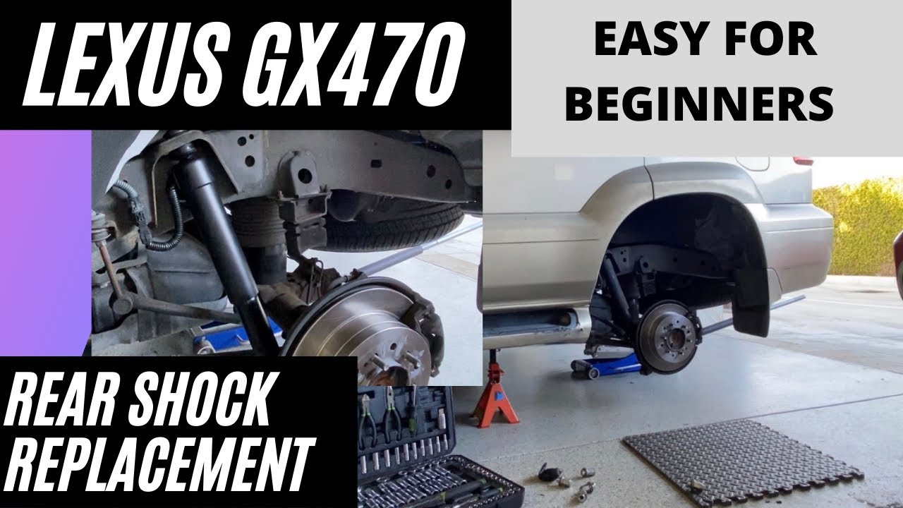 Lexus GX470 Rear Shock Replacement (EASY FOR BEGINNERS)