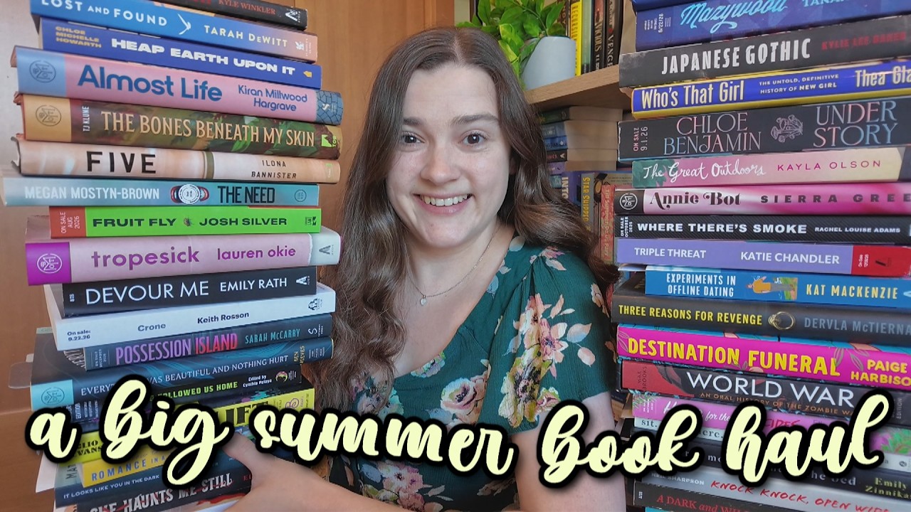 the biggest book haul of the year 🤯📚❤️&zwj;🔥 [so many ARC's, new thriller, horror and romance books]