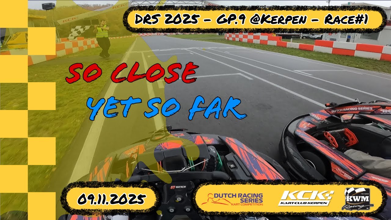 P2 to Heartbreak: Last-Lap Spin in Kerpen | DRS 2025 – Junior Sprint - GP.9 | Race 1