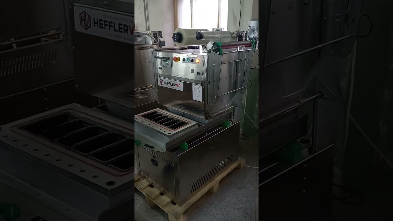 Роторный запайщик лотков вакуум-газ для принтера-маркиратора