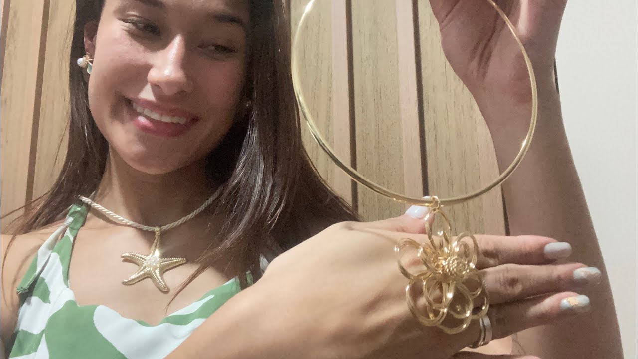 ASMR-mostrado meus colares 💎😍🌹🌸🌷