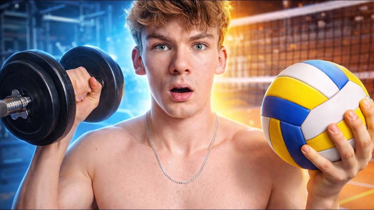 Niesamowity mecz siatkówki + trening ramion 💪🏐