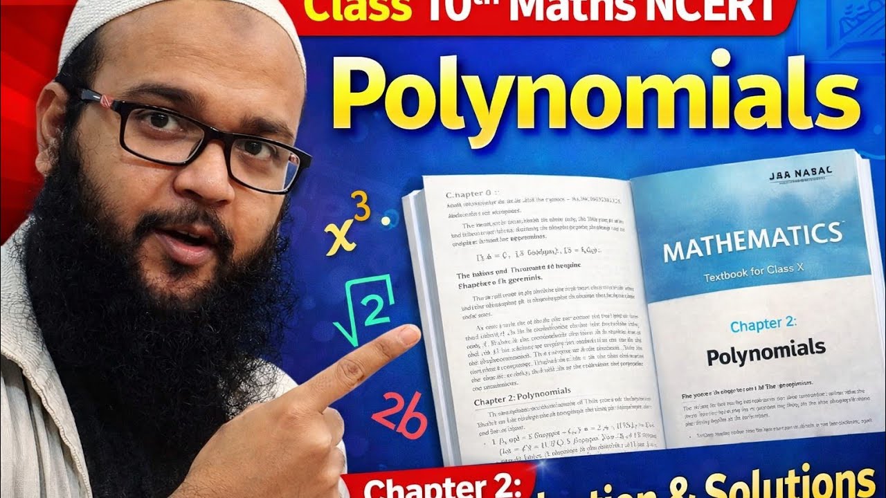 Ch.2nd Polynomial class 10th maths Ncert Introduction & Solutions 