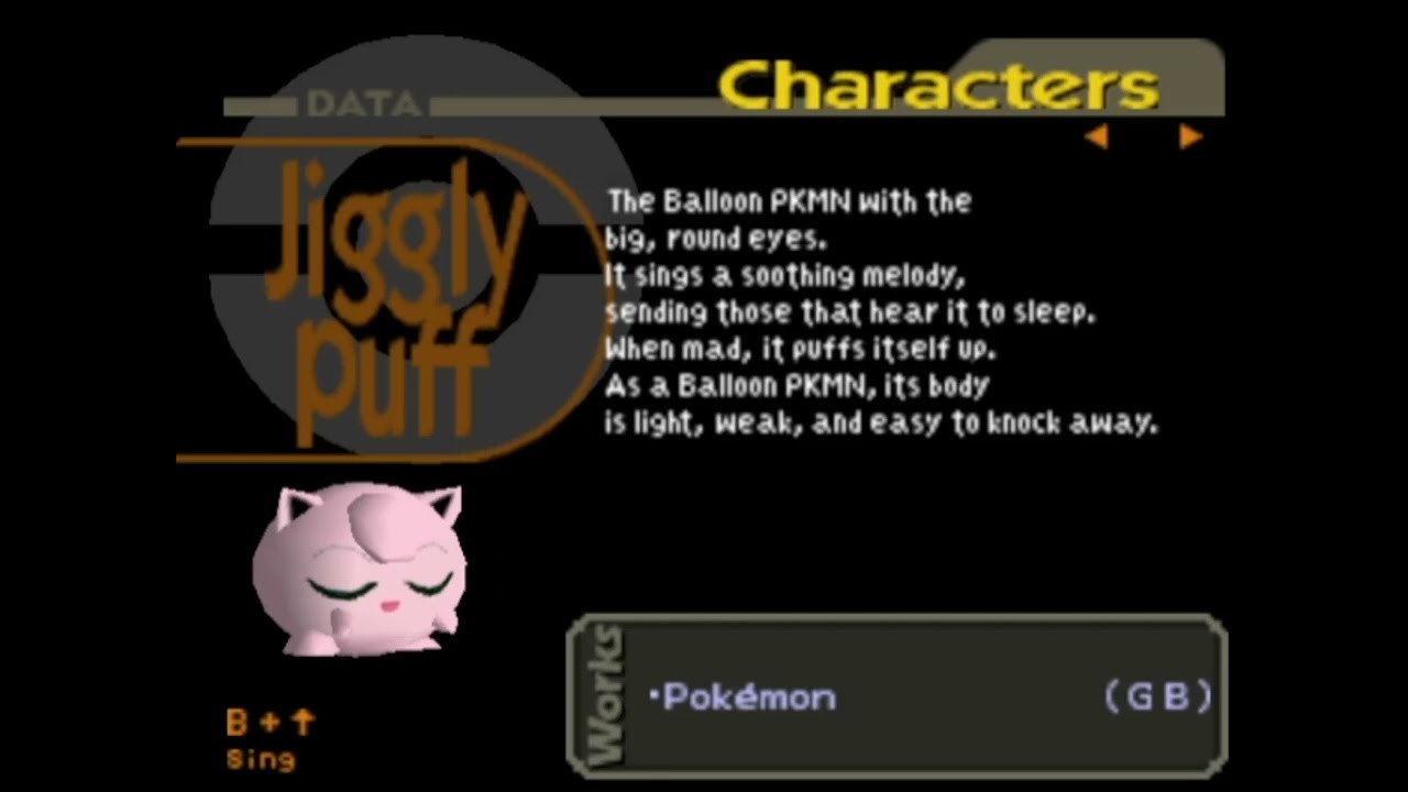 Super Smash Bros. - Character Data (PAL Version - English)