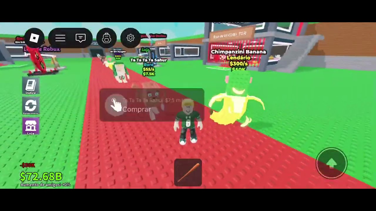 Eu jogando Roube um brainrot