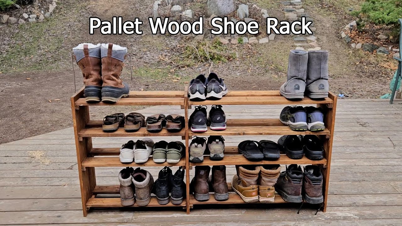 Pallet Wood - Shoe Rack - DIY!