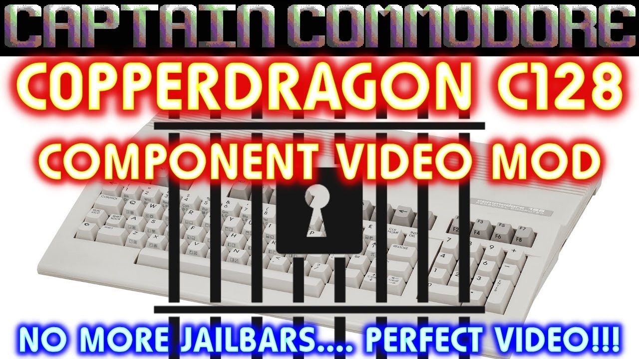 COMMODORE C128 COMPONENT VIDEO UPGRADE