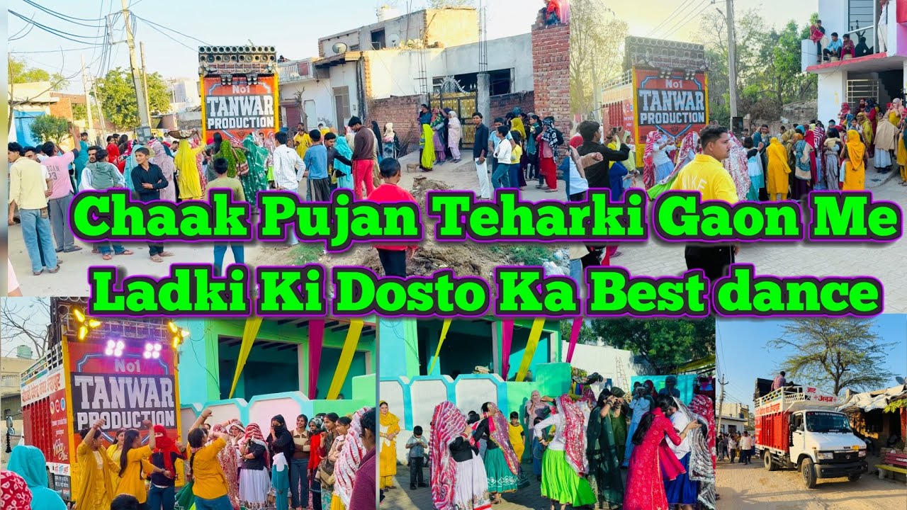 Teharki गाँव में चाक पूजन Dj ke 6 bass Band 😲it’s dj tanwar Production #dj #vlog #youtube #viral 