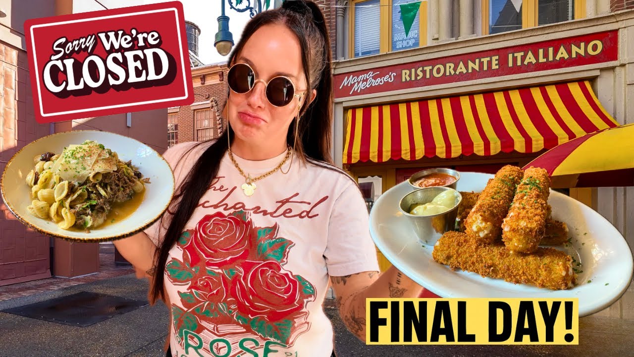 Прощаемся с Disney Mama Melrose’s — наш последний ужин в Hollywood Studios! Disney World