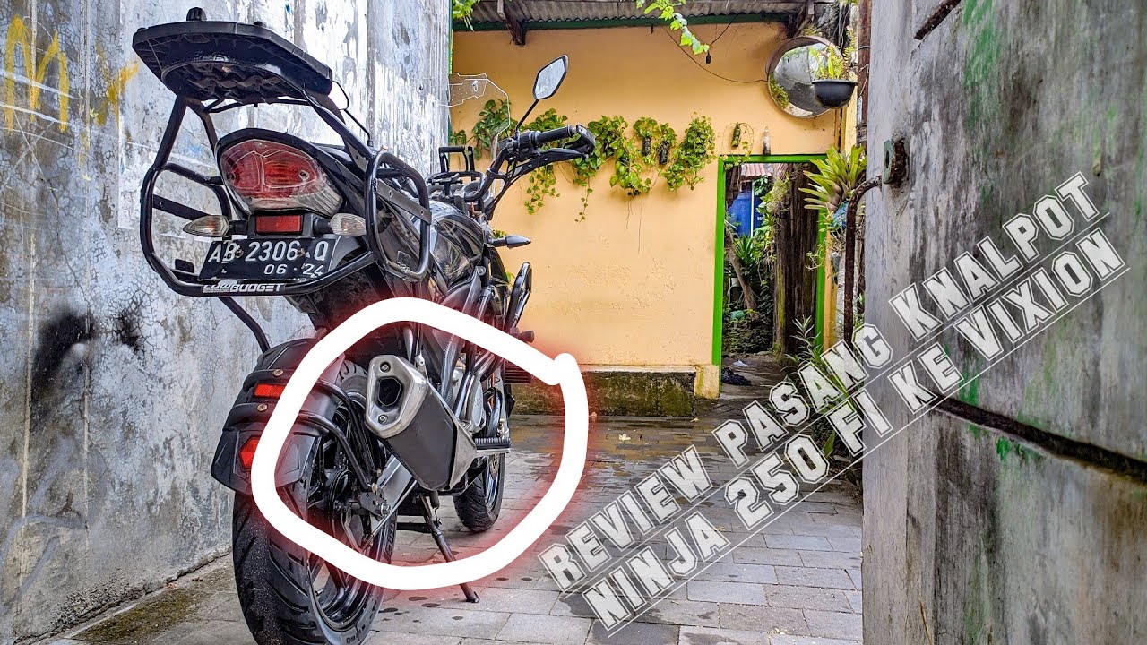 Pasang knalpot ninja 250 FI ke Vixion bikin torsi naik parah || @cutbrowcanary
