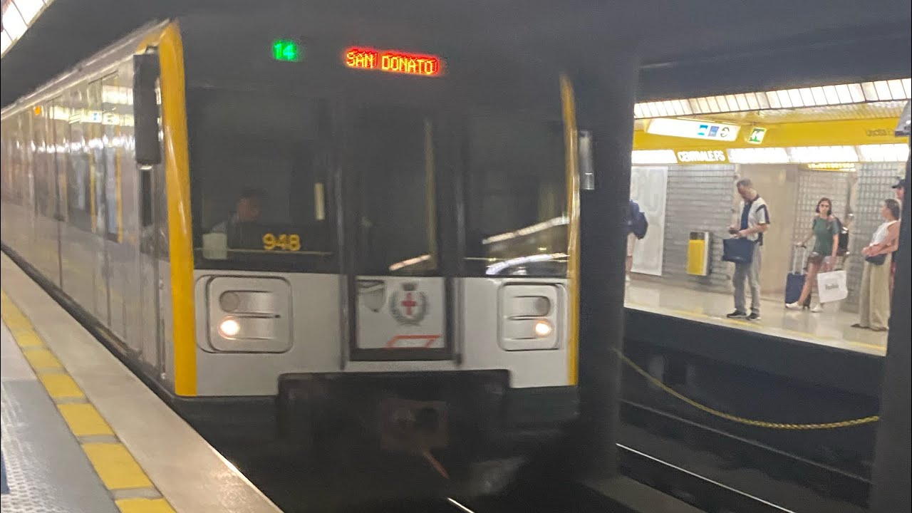 Viaje en la M3 del Metro de Mil&aacute;n (Lodi TIBB-Centrale)