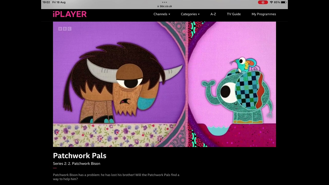 Patchwork Pals bison