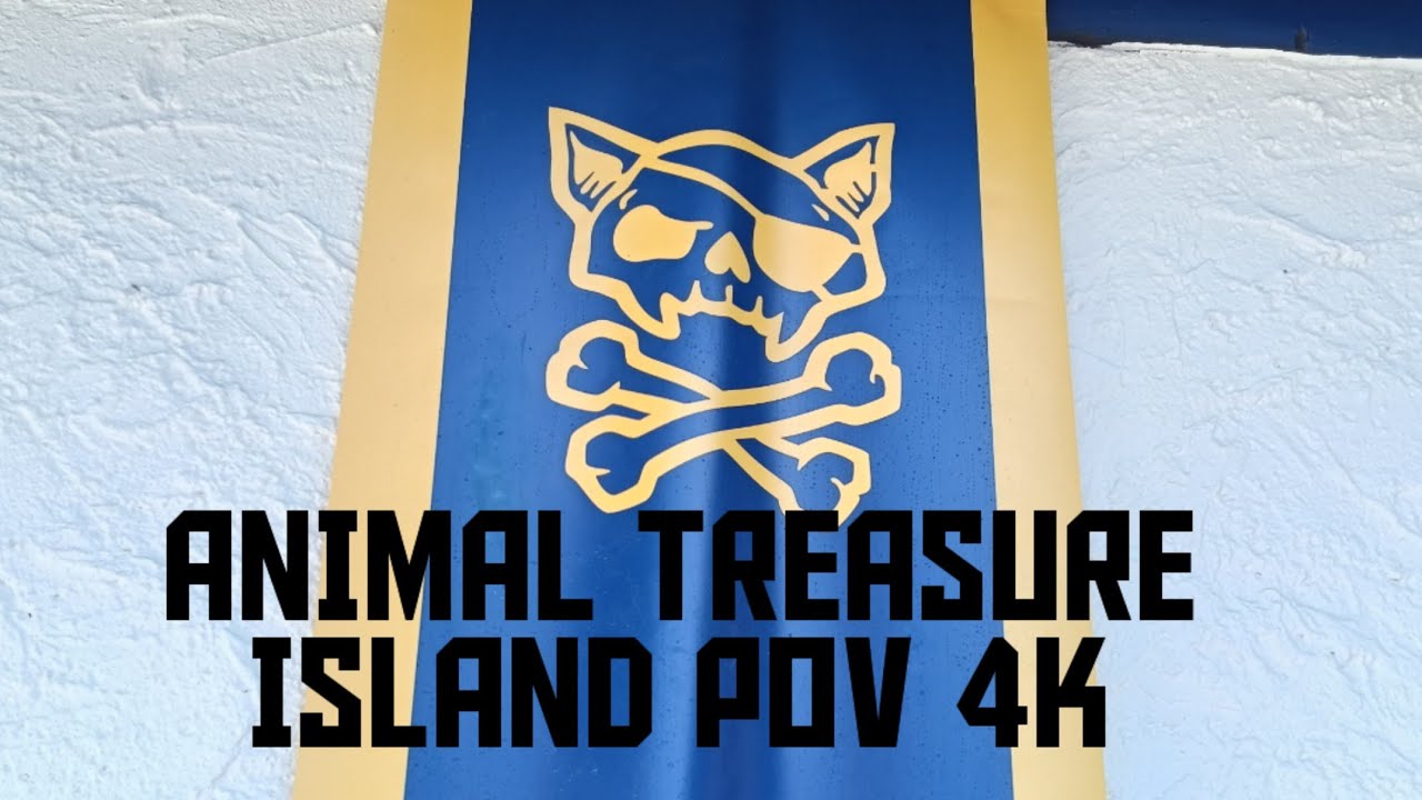 ANIMAL TREUSUR ISLAND POV 4K  GARDALAND 2025