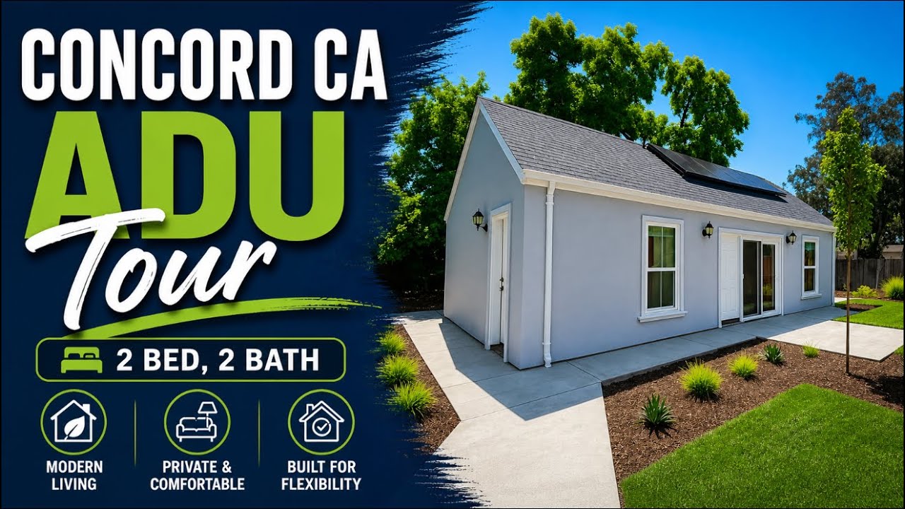 The ADU Dudes: Concord, CA - ADU - 749 sq ft, 2 bed, 2 bath