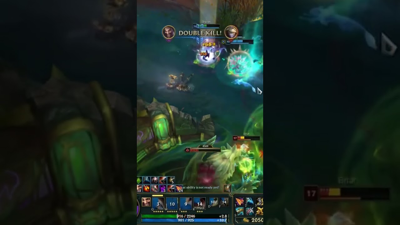 Mono Draven iron climb to Gold Triple Kill in the jungle! 