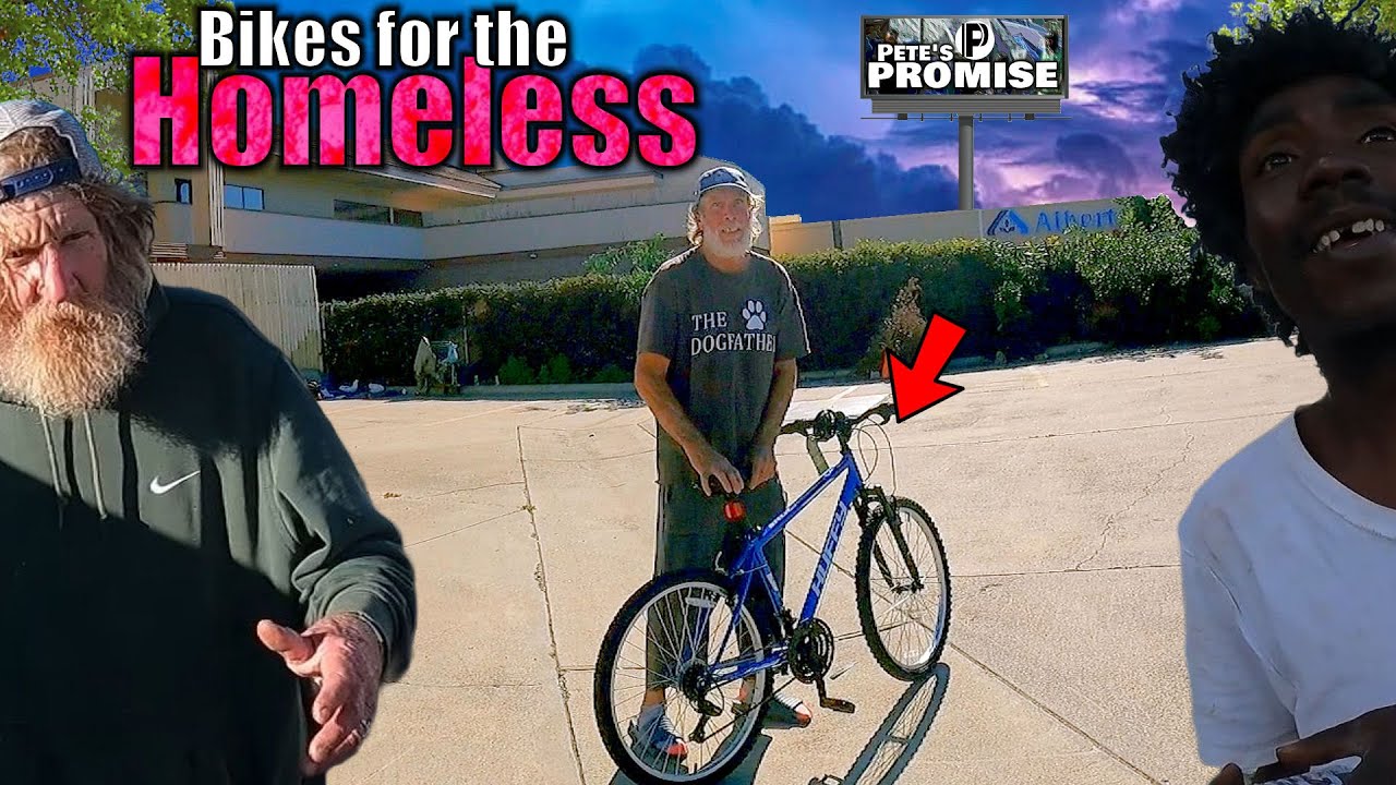 Giving a Homeless Man a Bike