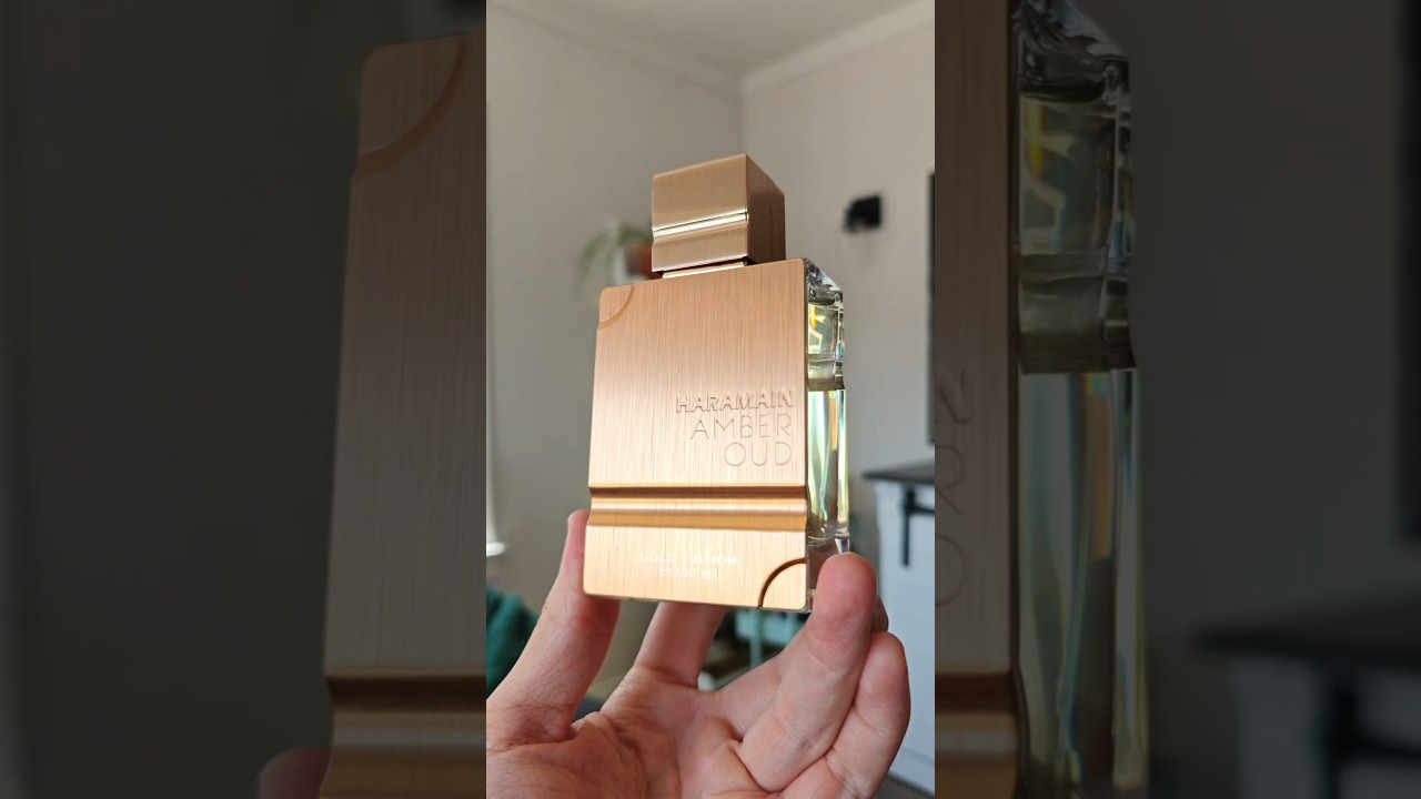 Al Haramain Amber Oud Gold Edition fragrance initial impressions 🍈👀 #summerfragrance #fragrance