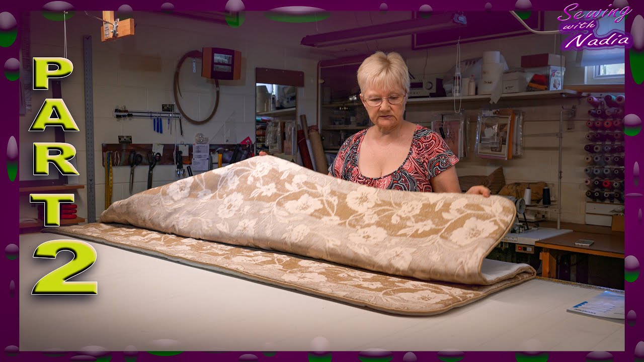 Let`s MAKE Custom BEDSPREAD with Dacron & QUILT - Step by Step Part 2  4K