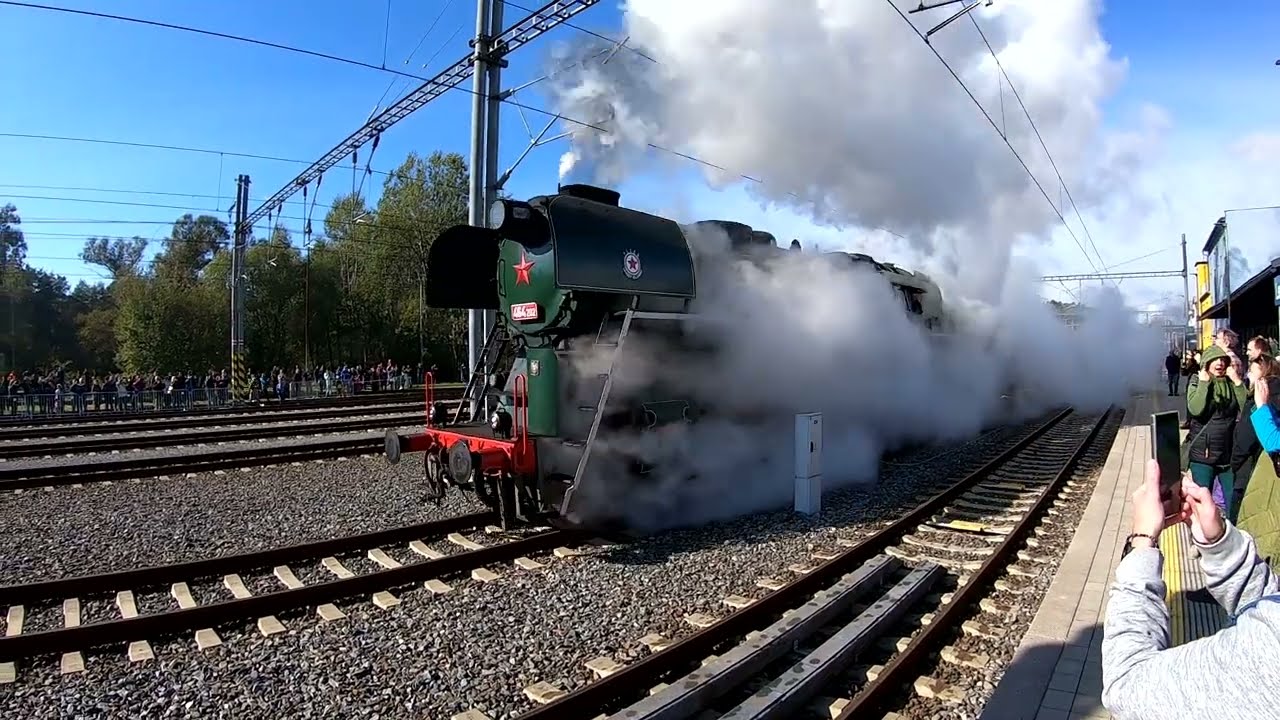 Parowozy w Święto Pary 2025 w Letohrad - Czechy