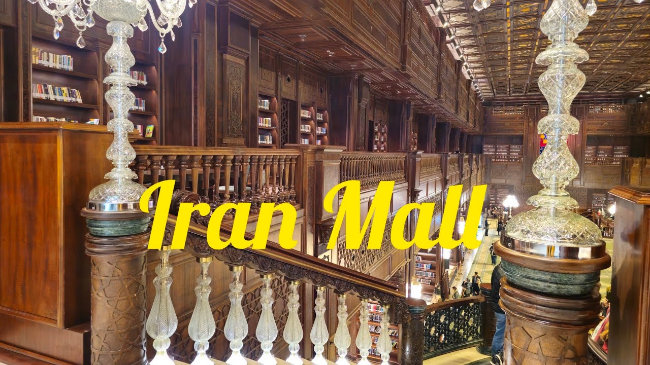 iran Mall in Tehran. 4k quality.