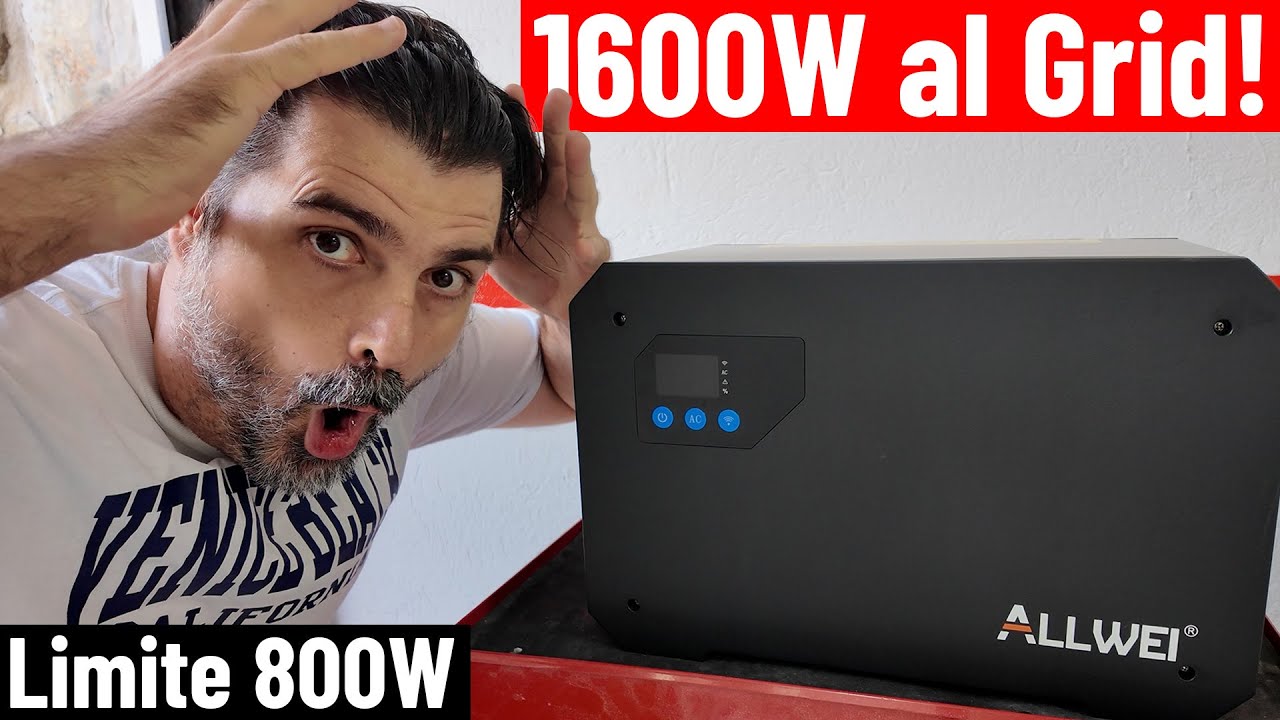 La Batería de Balcón que rompió el limite de los 800W. ALLWEI BM1600