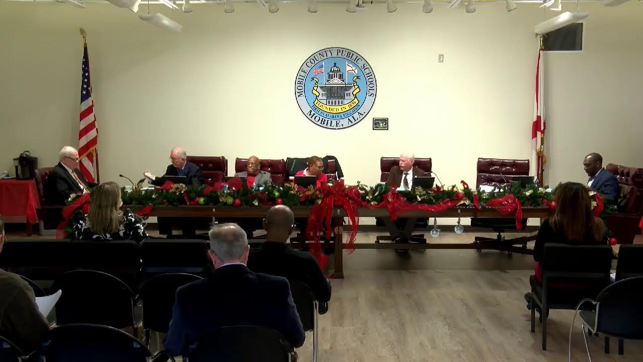 MCPSS BOARD WORK SESSION - DECEMBER 15, 2025