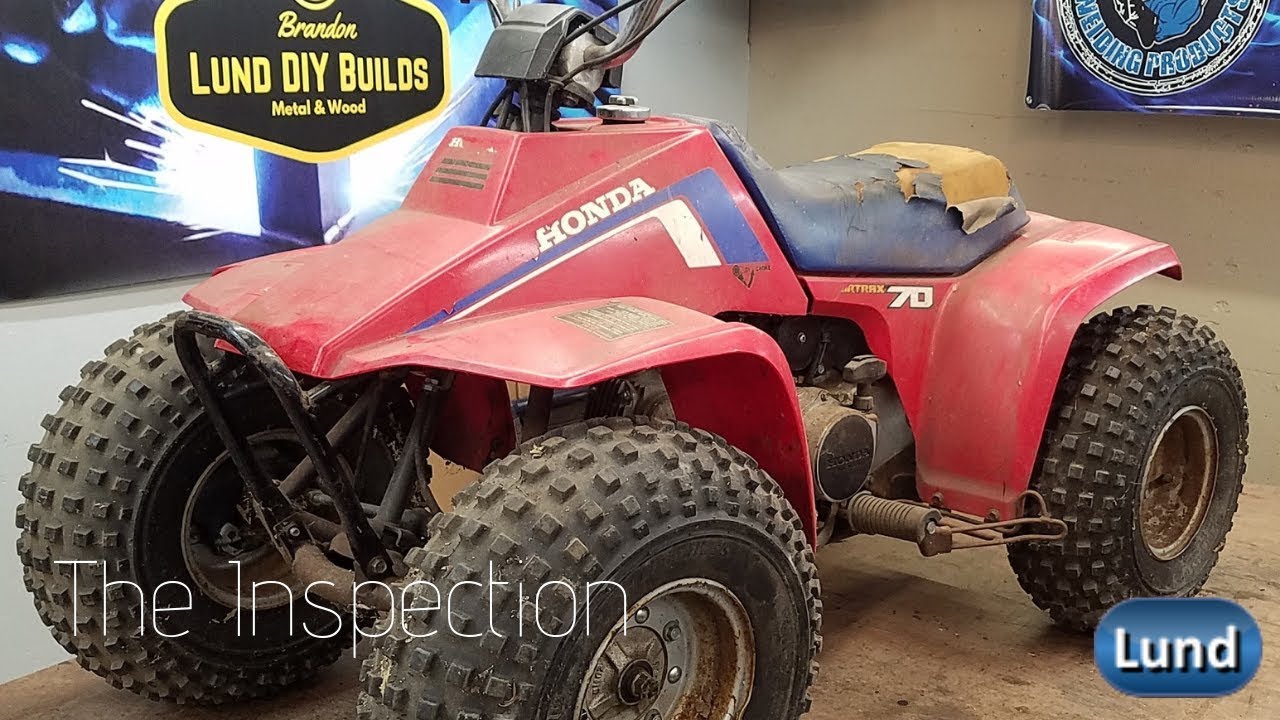 33 Year Old Vintage Honda ATV Quad Gets Restored Pt.1 #doitforcolton