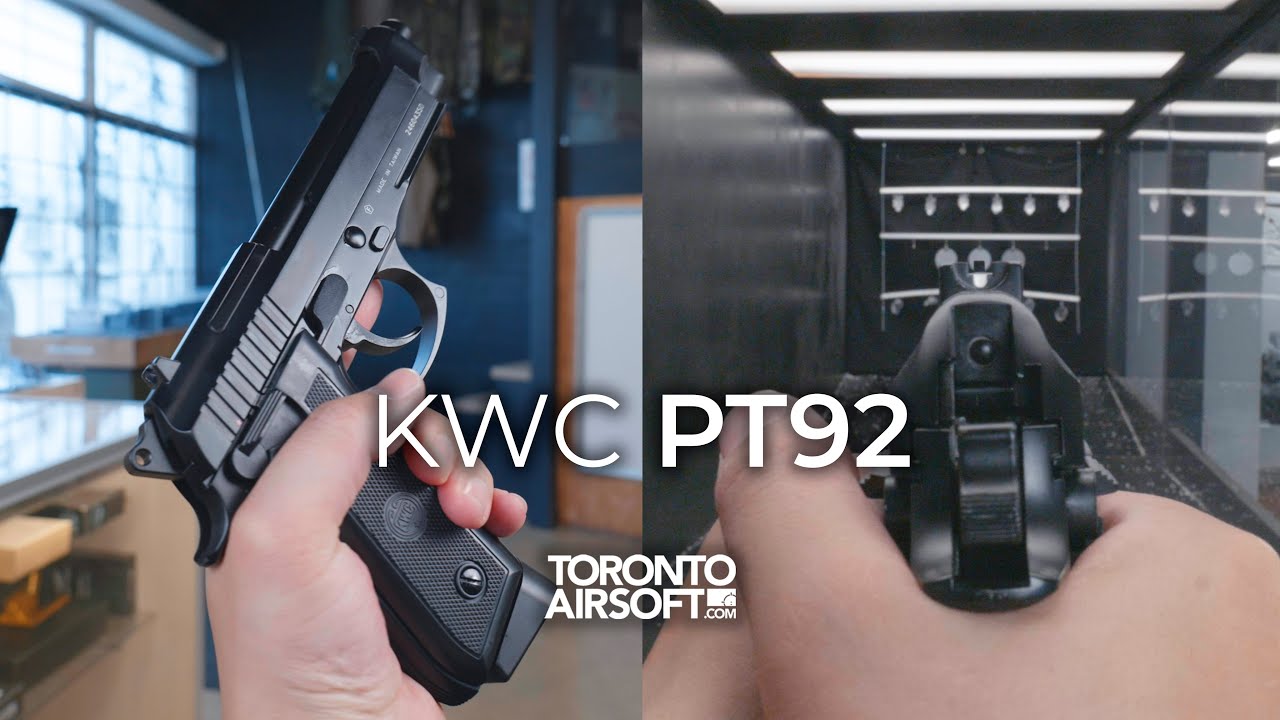 Best Budget Co2 Airsoft pistol? Full Metal, Full Auto, Full Mag gone in seconds... KWC PT92
