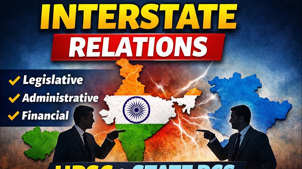 Intre state relations detailed explanation #upsc #mlaxmikanthconstitution 