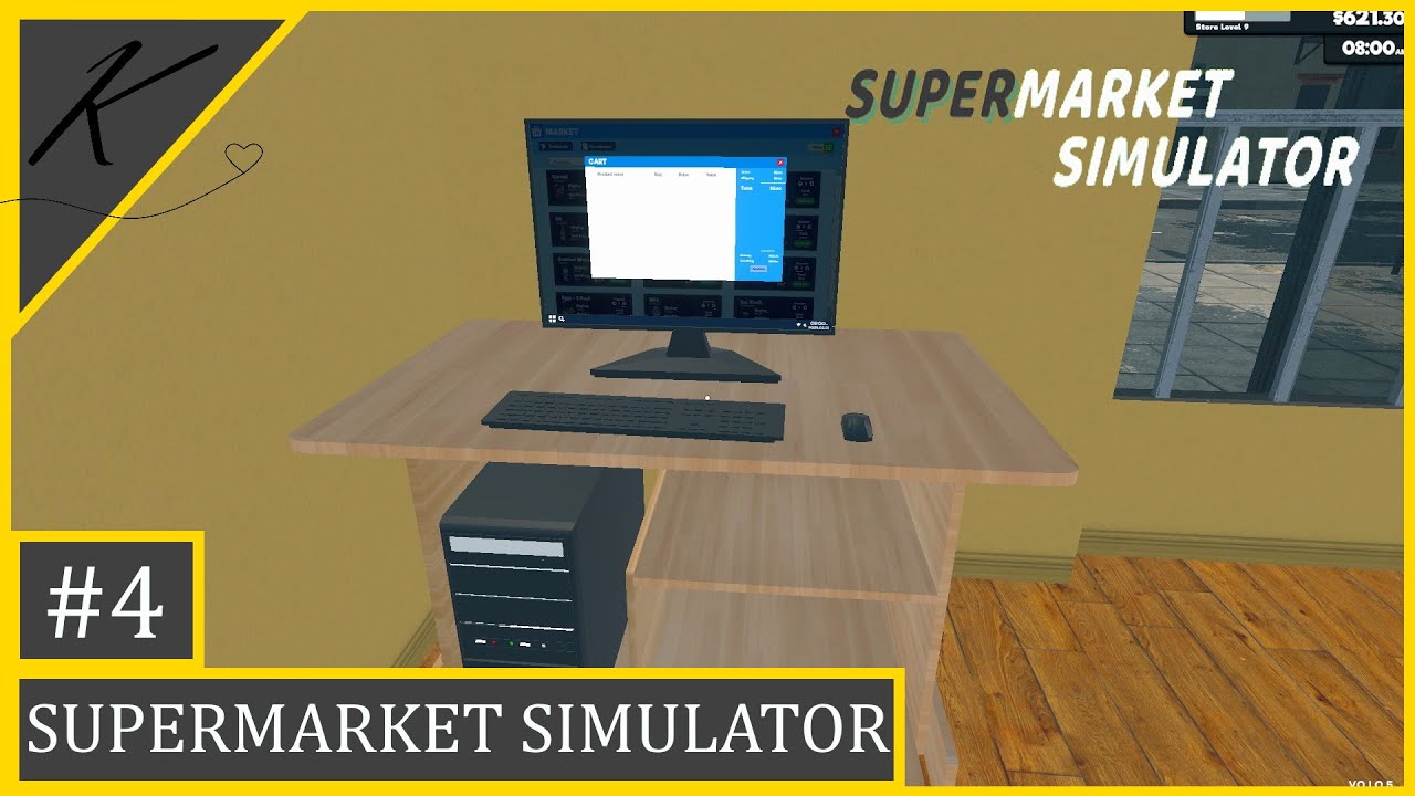Vyděláváme na účty | Supermarket simulator | #4 | cz