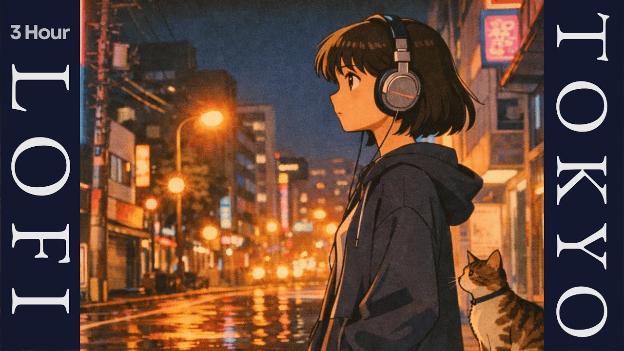 80s Tokyo Neon Lofi 🏮 Retro Night City Beats | Relax & Work